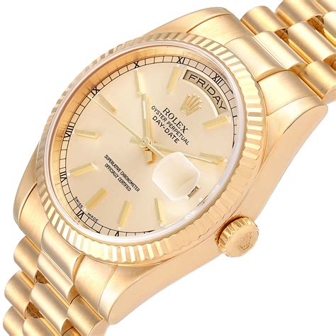 day date yellow gold rolex price|rolex gold day date 36mm.